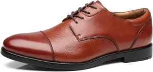 Wide Width Men's Leather Dress Shoes Slip On Square Toe Loafer Shoes Mens Comfortable Business Extra Wide Shoes EEE