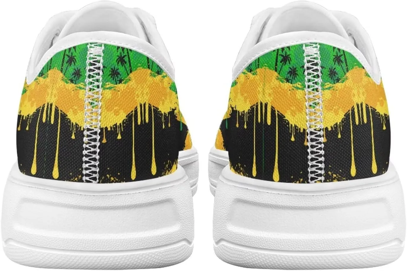 Womens Canvas Sneakers Fashion Breathable Non Slip Tennis Workout Walking Shoes for Daily Commutes Size 6-13.5 White Sole