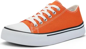 Women's Canvas Tennis Casual Walking for Women Fashion Sneaker Wide Toe Shoes
