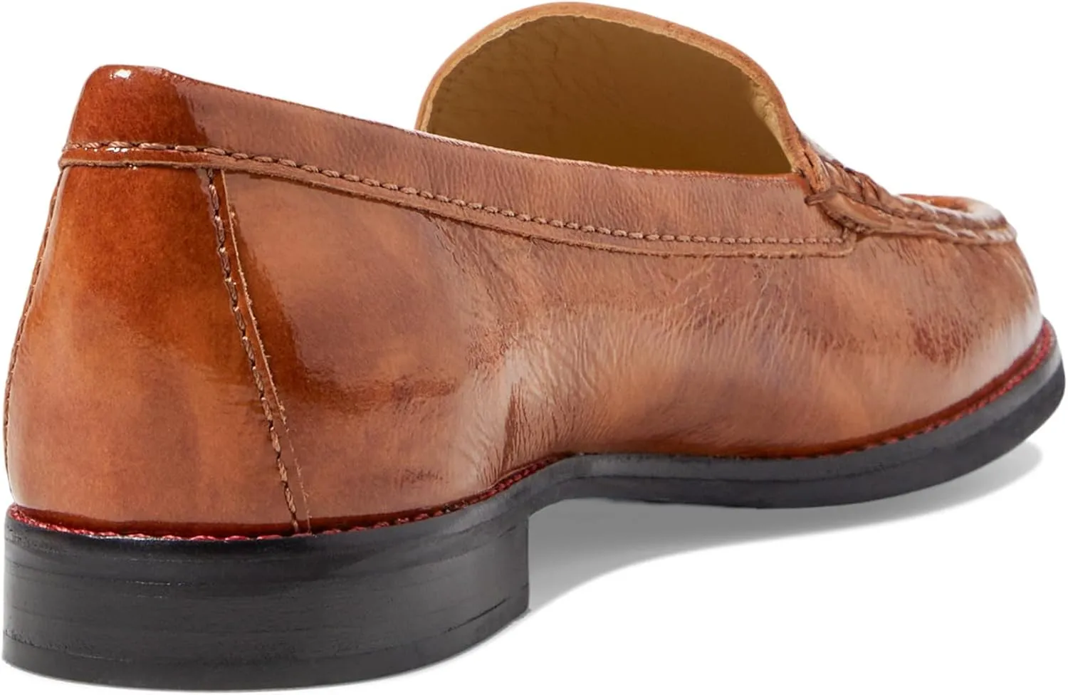 Womens Genuine Leather Comfort Slip on Penny Loafers