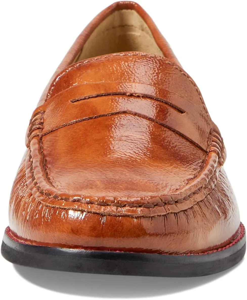 Womens Genuine Leather Comfort Slip on Penny Loafers