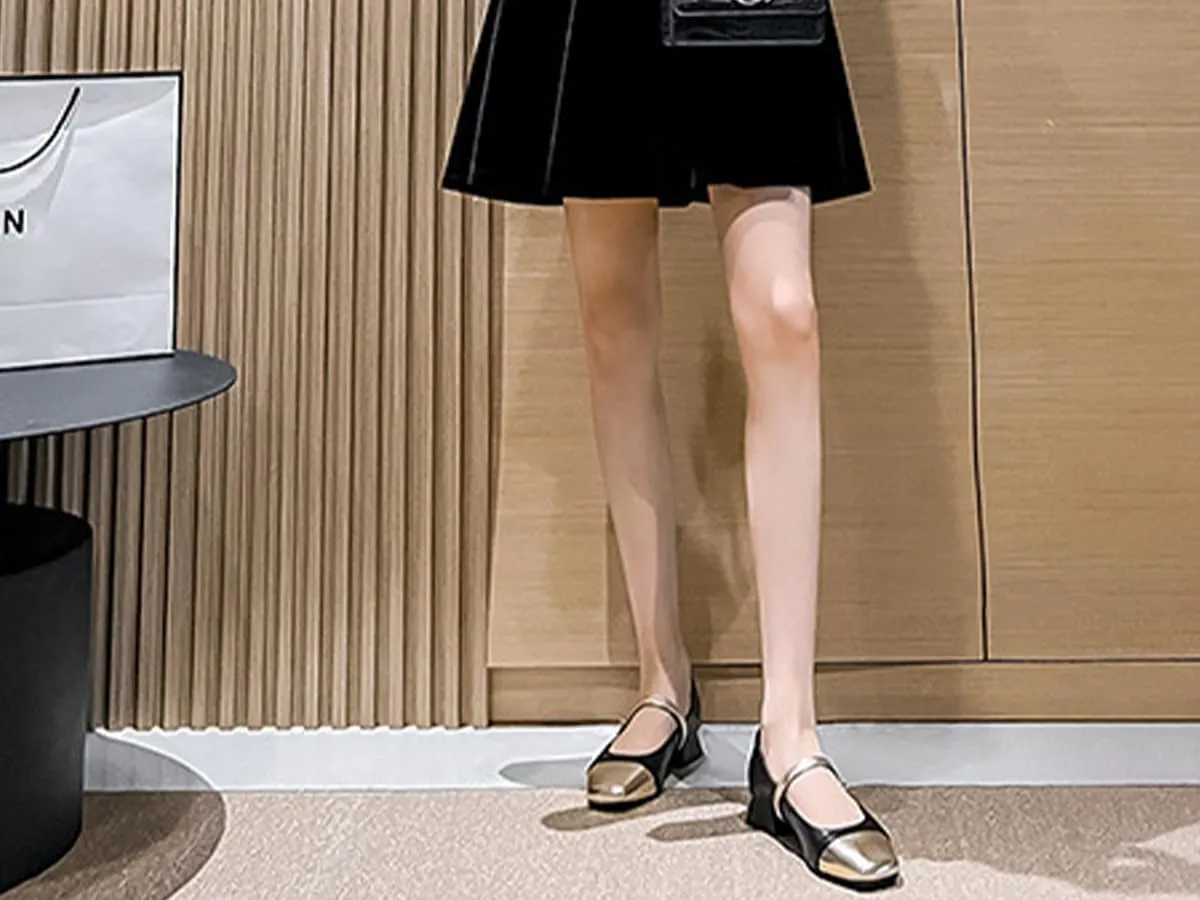 Women's Pumps Shoes Platform Low Heels Square Toe Chunky Heels Leather Solid Granny Walk Shoes Mid Heel Closed Toe Block Heels Soft-Soled Slip Ons Loafer Anti-slip Dress Shoes Casual Office Party