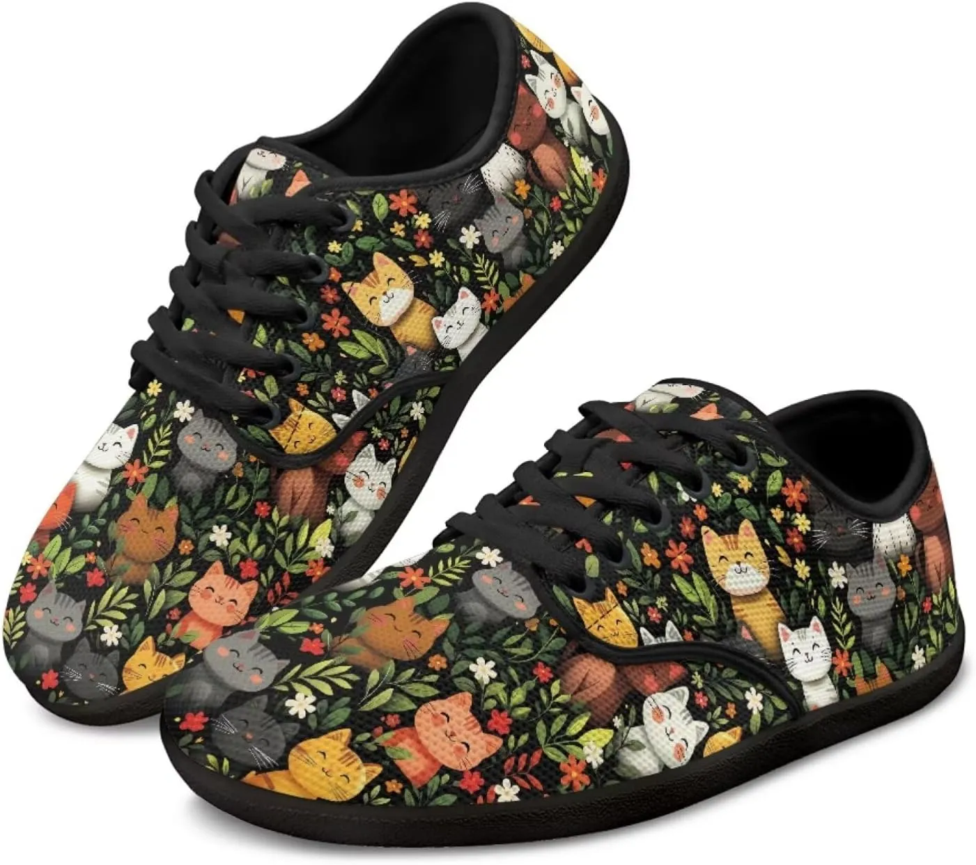 Women's Walking Barefoot Shoes Slip On Tennis Running Flat Sneakers Casual Outdoor Shoe Size 5.5-13
