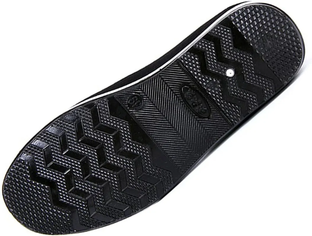 YunPeng Chinese Traditional Old Beijing Shoes Unisex Martial Art Kung Fu Tai Chi Rubber Sole Shoes Black