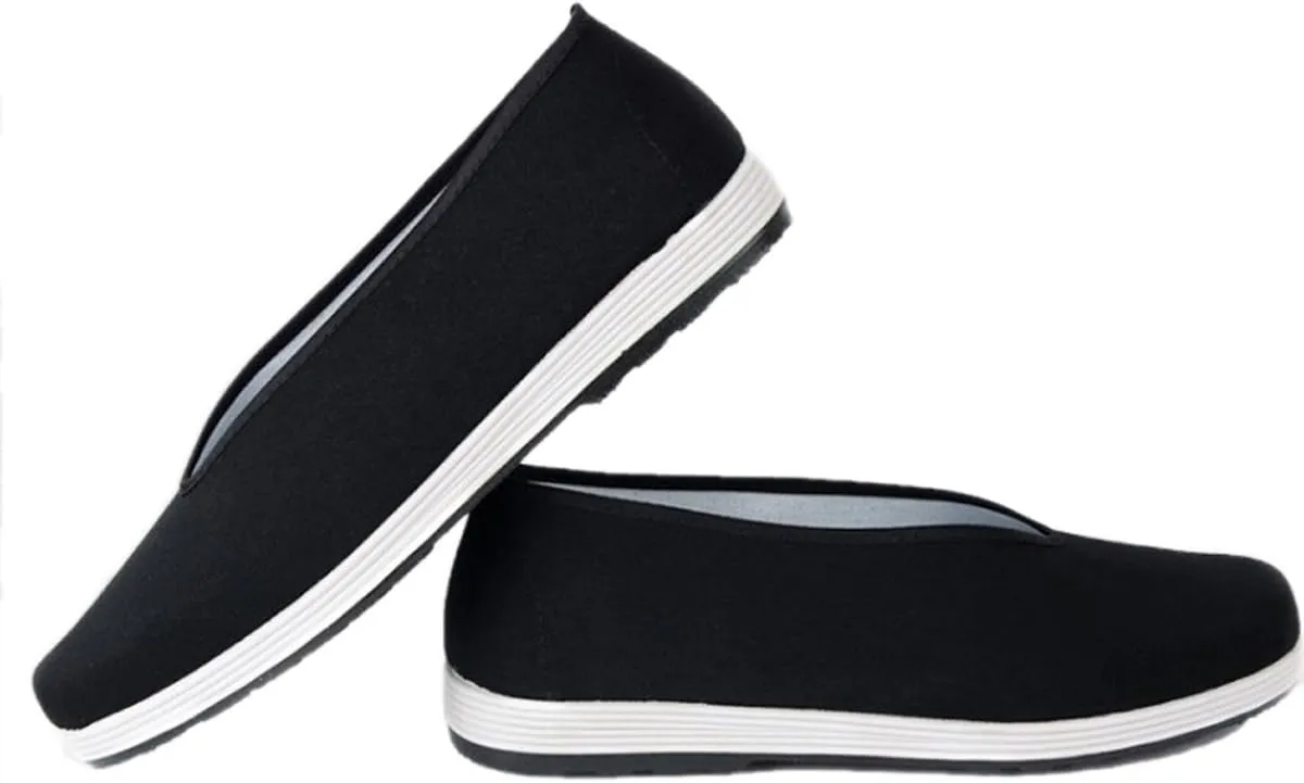 YunPeng Chinese Traditional Old Beijing Shoes Unisex Martial Art Kung Fu Tai Chi Rubber Sole Shoes