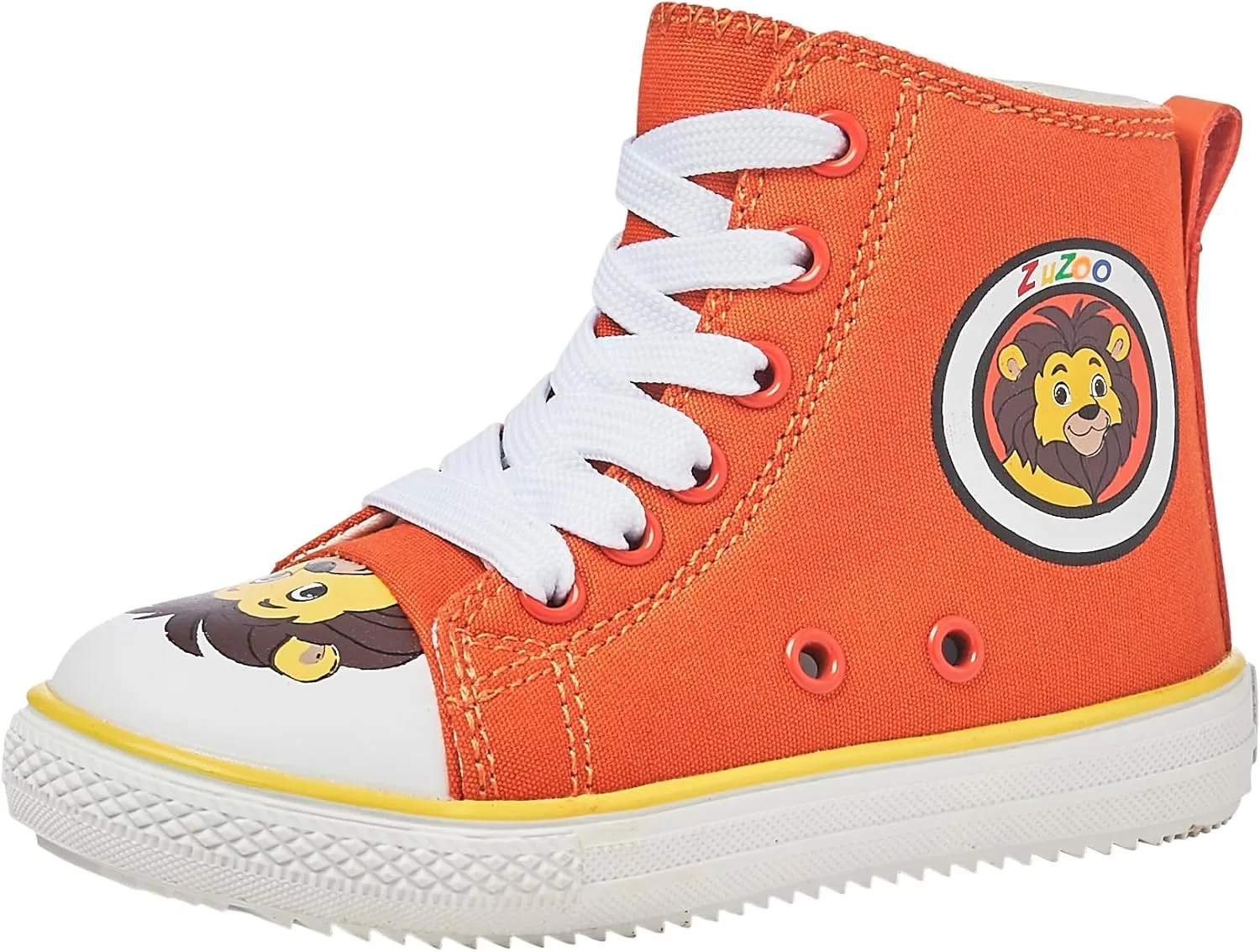 ZuZoo Kids Shoes Animal-Themed, High-Top Canvas Shoe