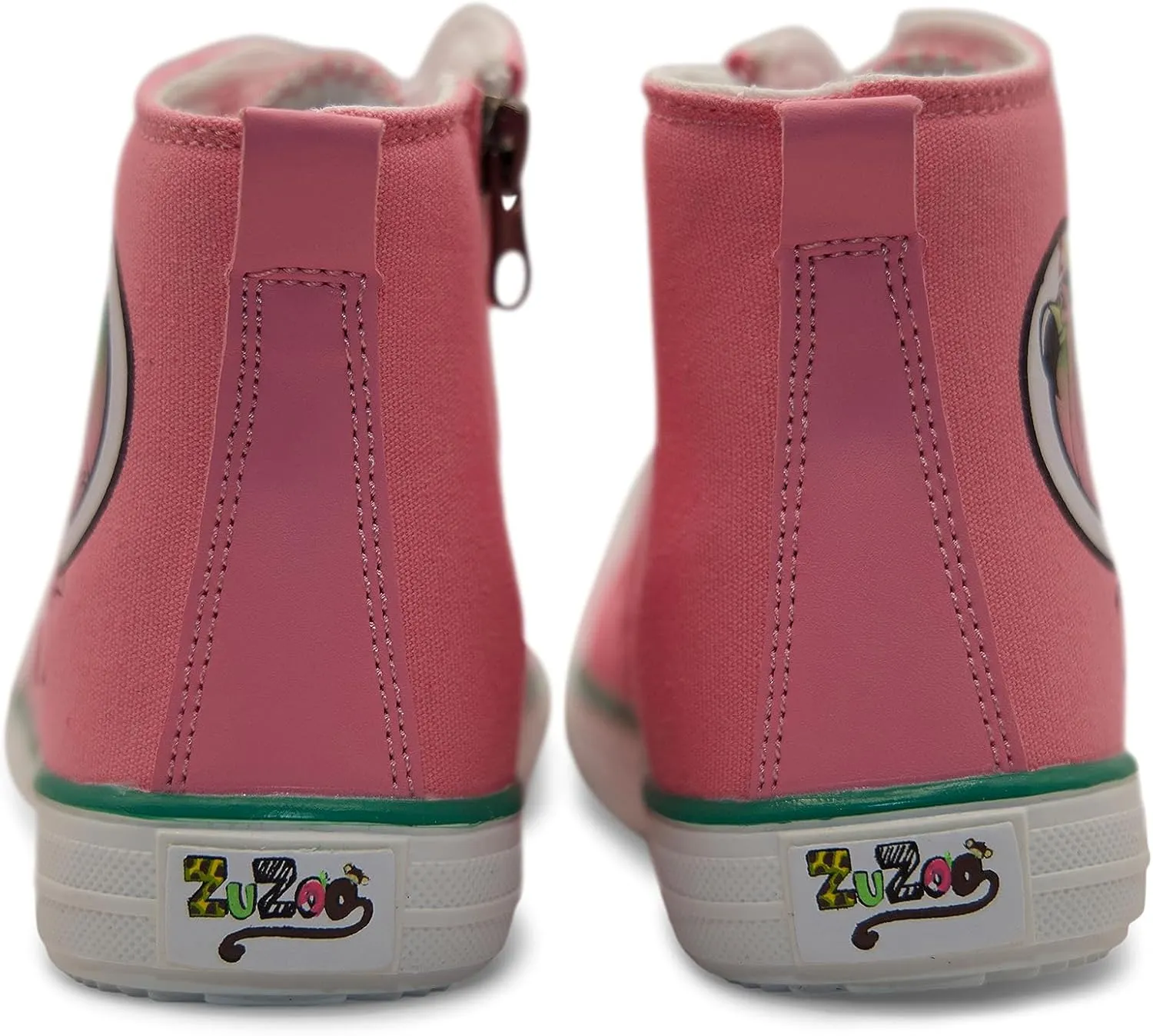 ZuZoo Kids Shoes Animal-Themed, High-Top Canvas Shoe